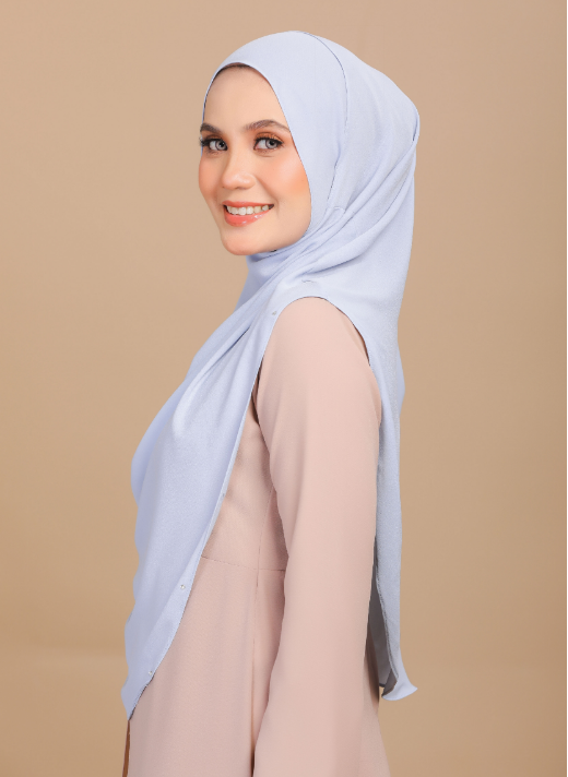 Aishah 2.0 Instant Hijab in Baby Blue