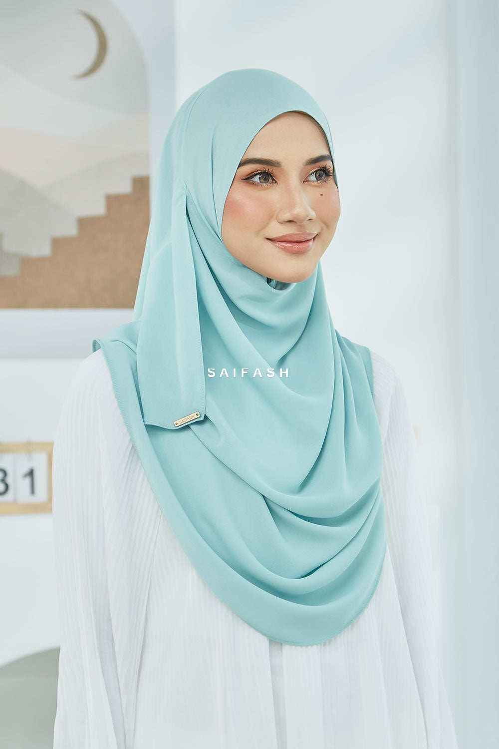 Aralyn Babes Instant Hijab in Baby Blue