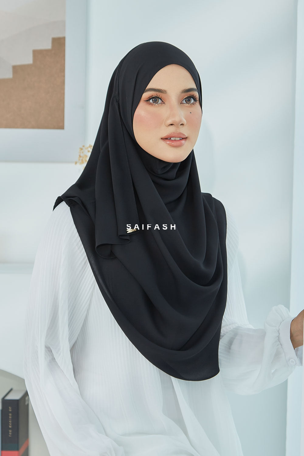 Aralyn Babes Instant Hijab in Black