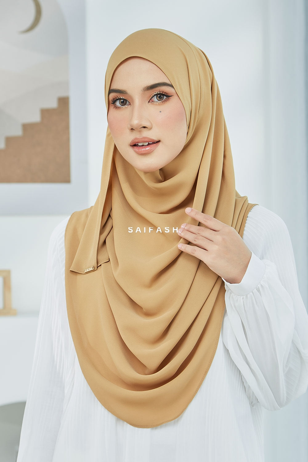 Aralyn Babes Instant Hijab in Hazelnut