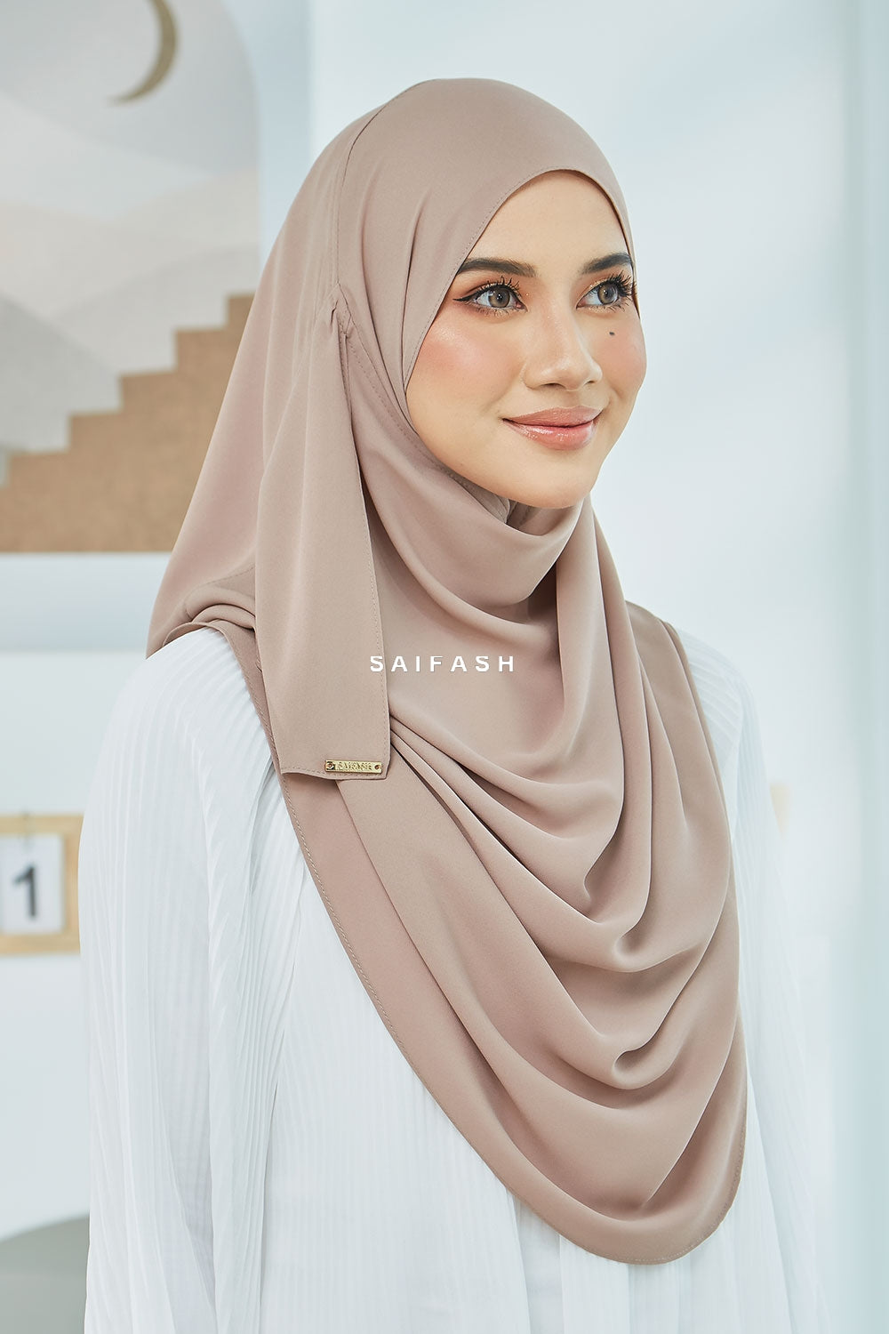 Aralyn Babes Instant Hijab in Milo