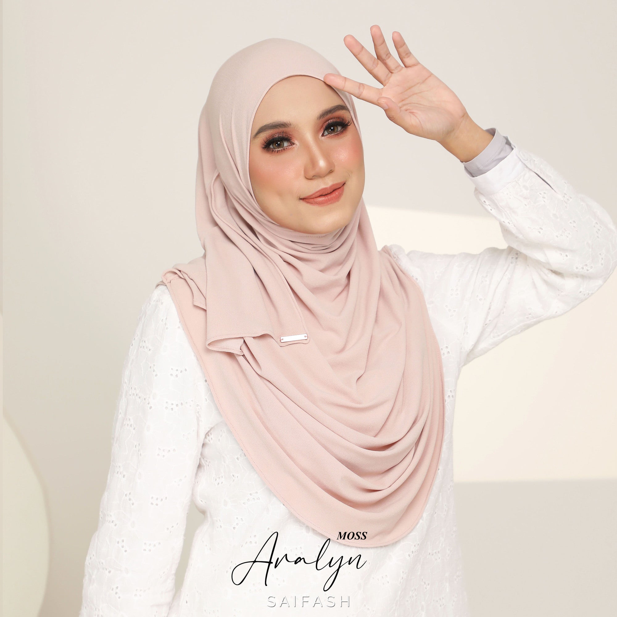 Aralyn Moss Instant Hijab in Waterlily